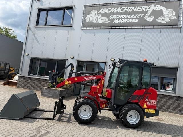 Schaffer 2034S 650u Cabine 20km/h ZGST Minishovel, Ophalen of Verzenden, Wiellader of Shovel