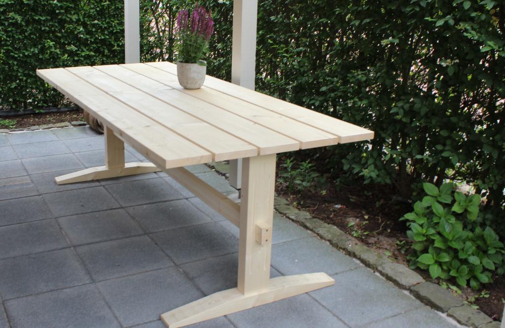 Houten tuintafel, Ophalen, Nieuw, Rechthoekig, Hout