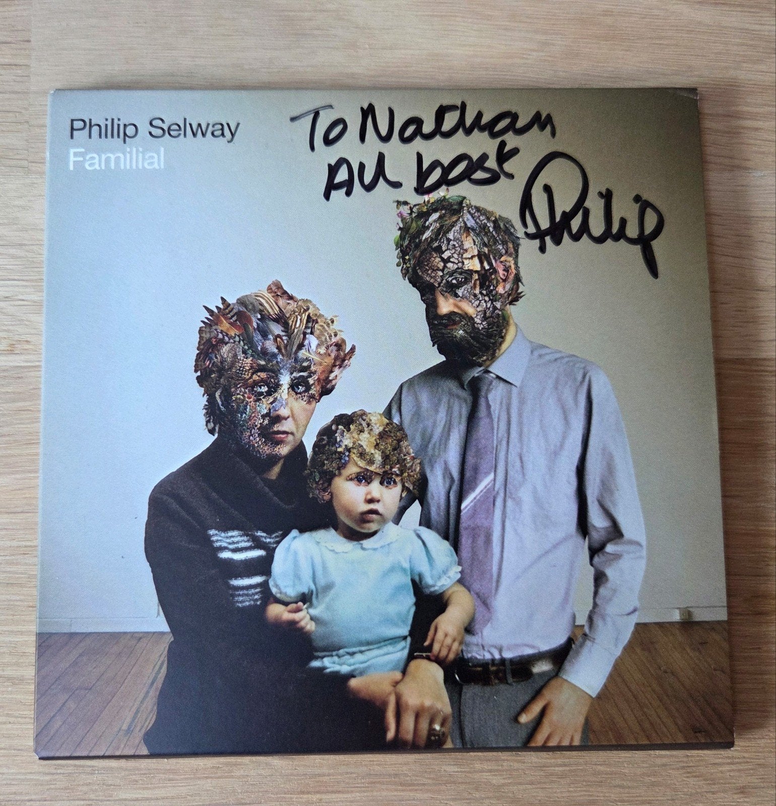 Philip Selway - Familial GESIGNEERD album drummer Radiohead, Ophalen of Verzenden, Zo goed als nieuw, Album, Inclusief doosje