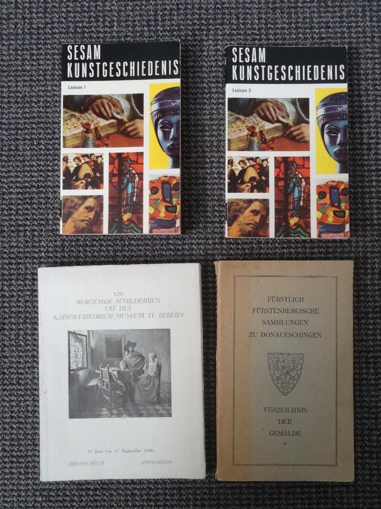 4 boeken over kunst, Sesam Lexicon kunstgeschiedenis, Verzenden, Gelezen, Schilder- en Tekenkunst