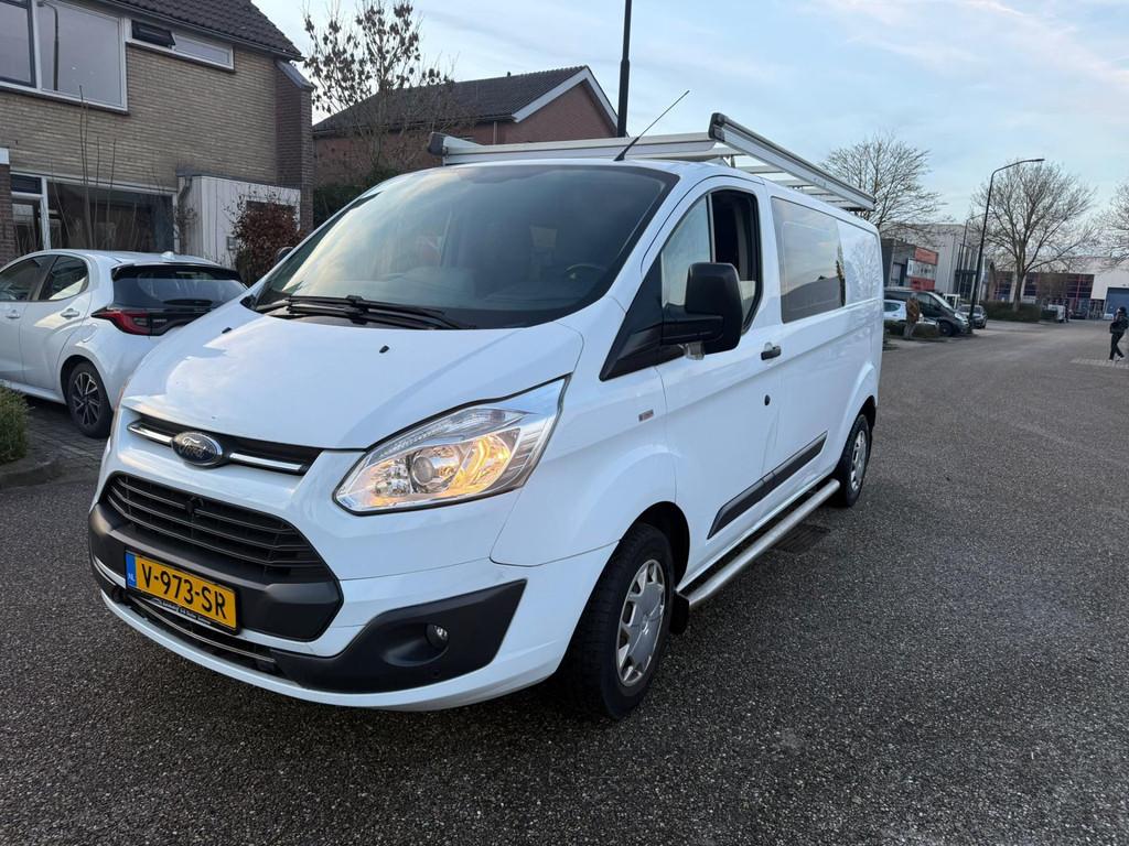 Ford Transit Custom 310 2.0 TDCI L2H1 Ambiente DC, Voorwielaandrijving, Euro 6, Wit, Bedrijf