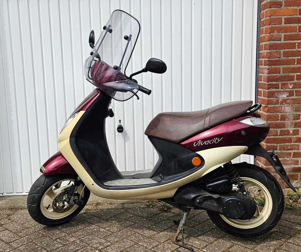 Peugeot Vivacity Scooter - Goed onderhouden, Fietsen en Brommers, Brommers | Peugeot, Ophalen, Gebruikt, Maximaal 45 km/u, Overige modellen