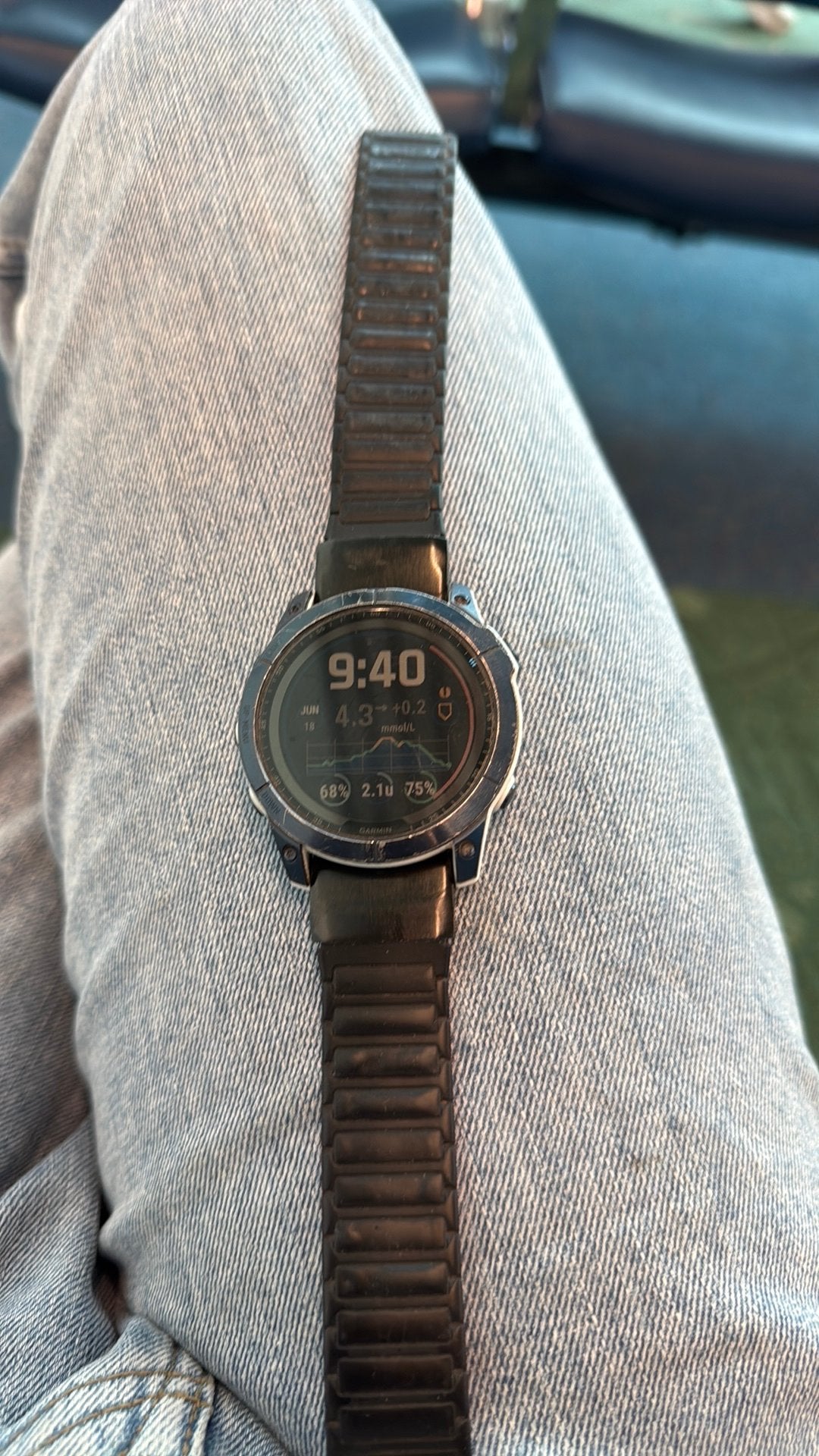 Garmin Fenix 7 sapphire solar, Sieraden, Tassen en Uiterlijk, Sporthorloges, Gebruikt, Zwart, IOS, Ophalen of Verzenden