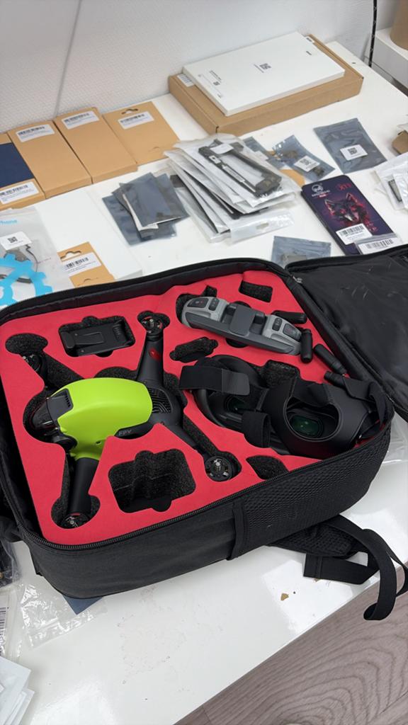 DJI FPV Combo Compleet met Tas en Extra Accu's, Extra accu('s), 5 tot 10 kilometer, DJI, Topkwaliteit