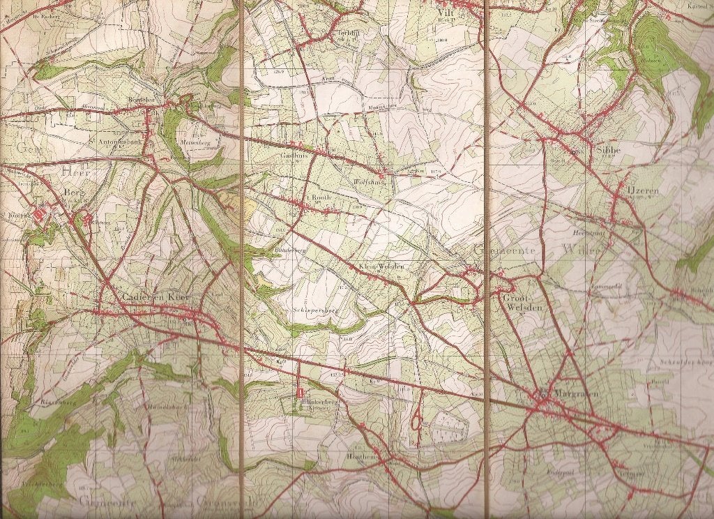 Valkenburg No. 62A Topografische Kaart 1960, 40 cm, 1950 - 1999, Cartografie, 50 cm