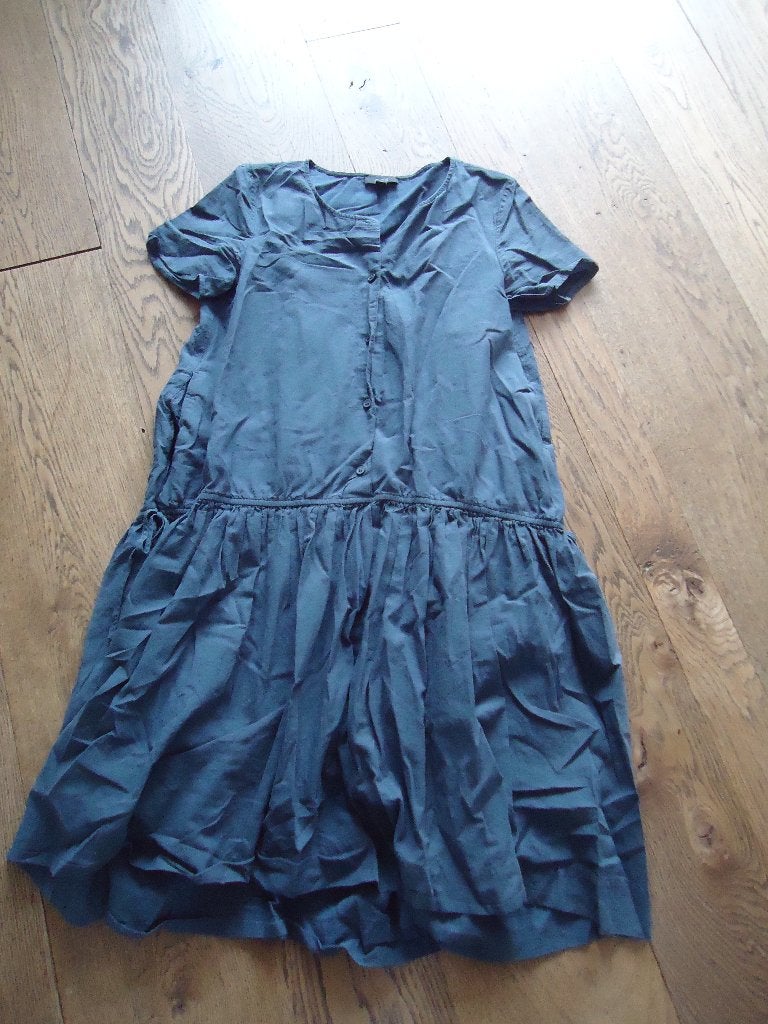 Blauw Cos jurkje maat XS (valt ook groter), Maat 38/40 (M), COS, Blauw, Ophalen of Verzenden