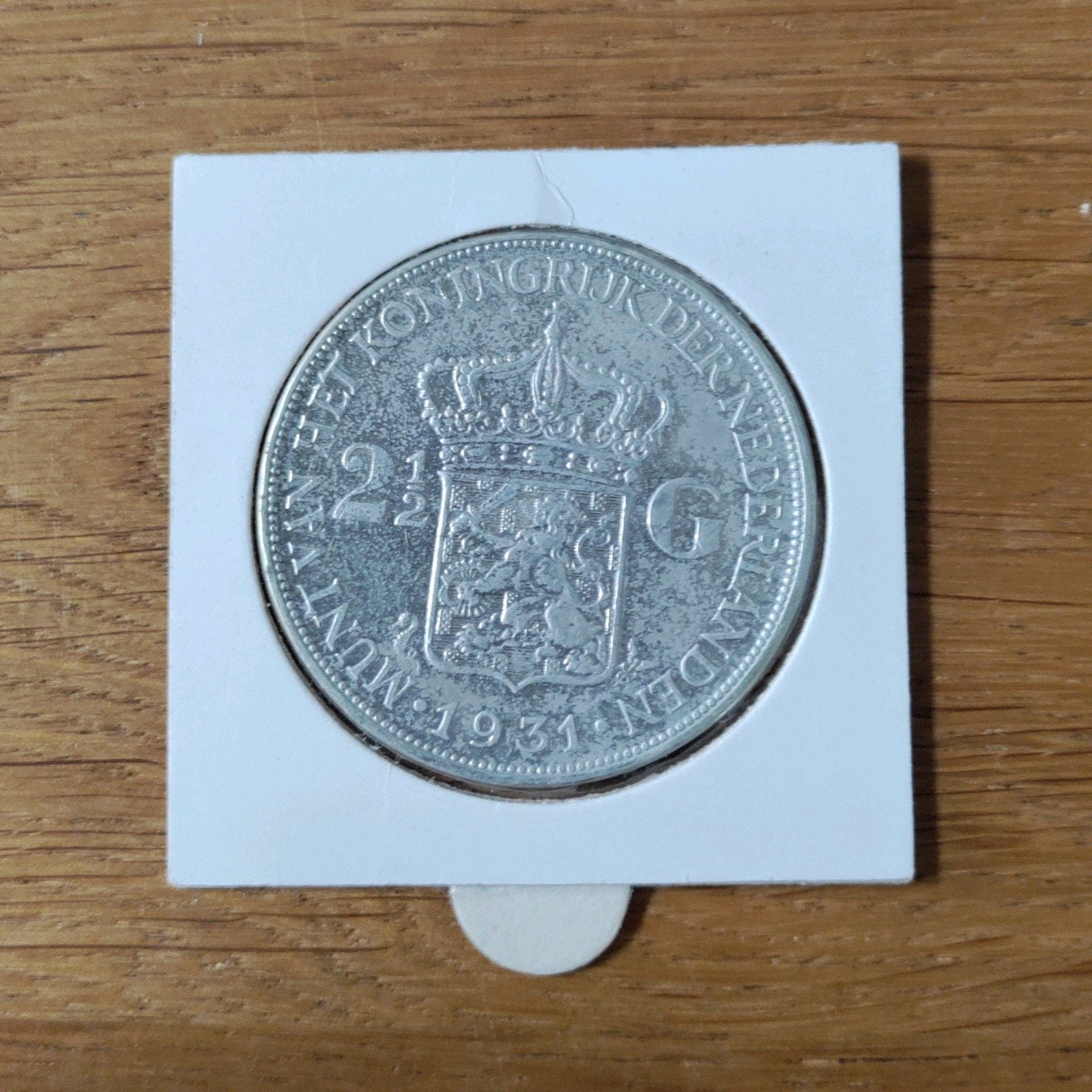 Prachtige Zilveren 2½ Gulden Koningin Wilhelmina 1931, Postzegels en Munten, Munten | Nederland, Zilver, Ophalen of Verzenden