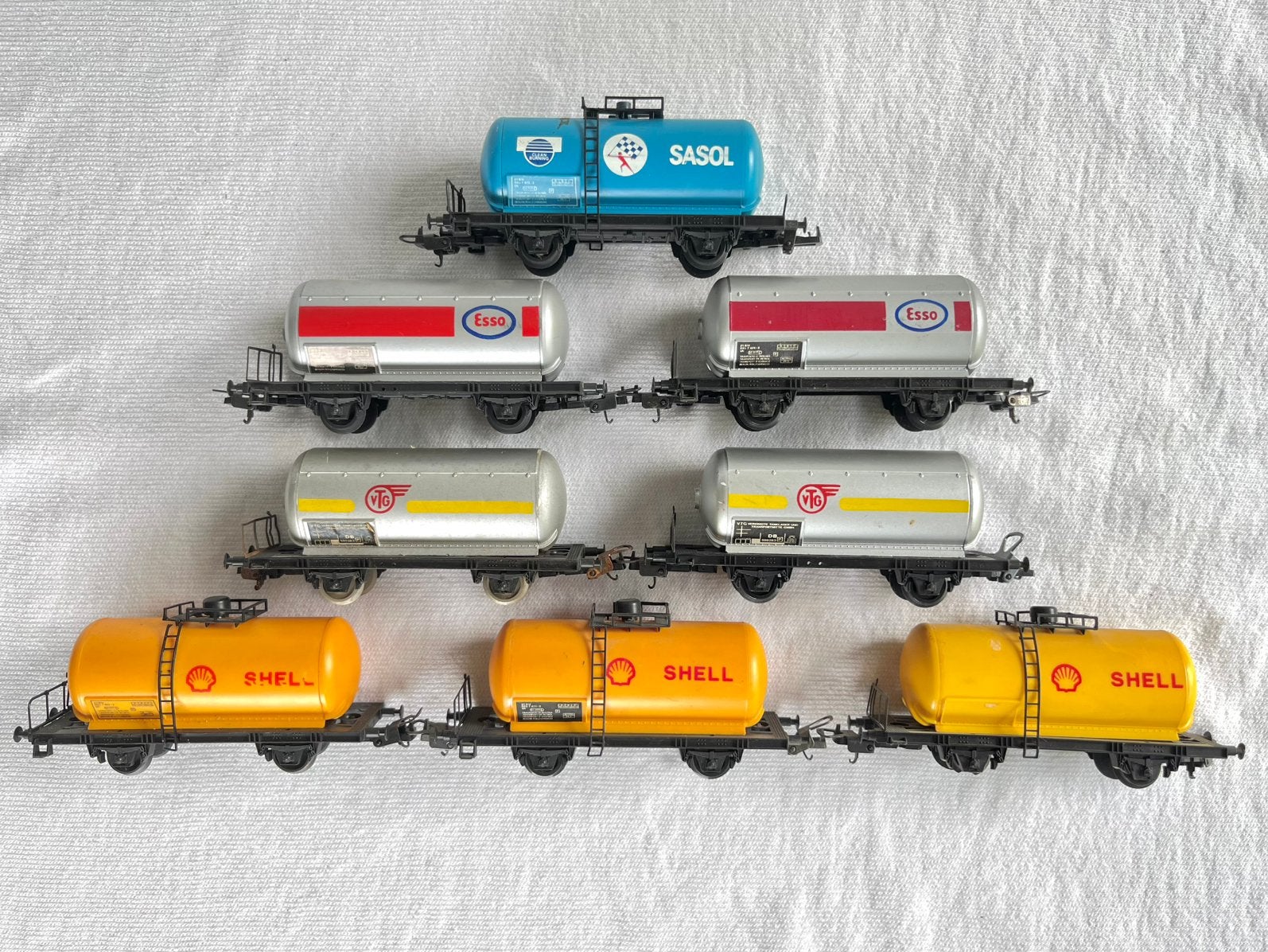8x Lima ketelwagons H0, Hobby en Vrije tijd, Modeltreinen | H0, Gelijkstroom, Wagon, Ophalen of Verzenden, Zo goed als nieuw