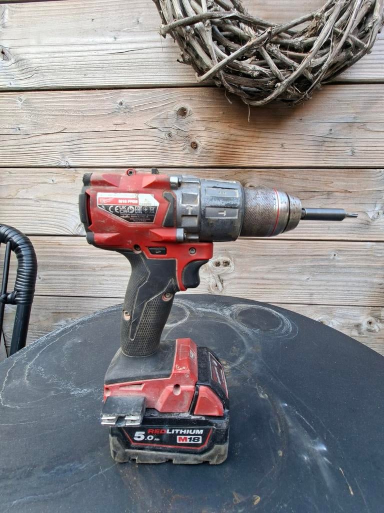 Milwaukee M18 Boormachine en Slagmoersleutel Set, Doe-het-zelf en Verbouw, Gereedschap | Boormachines, Ophalen of Verzenden, Boor- en Schroefmachine