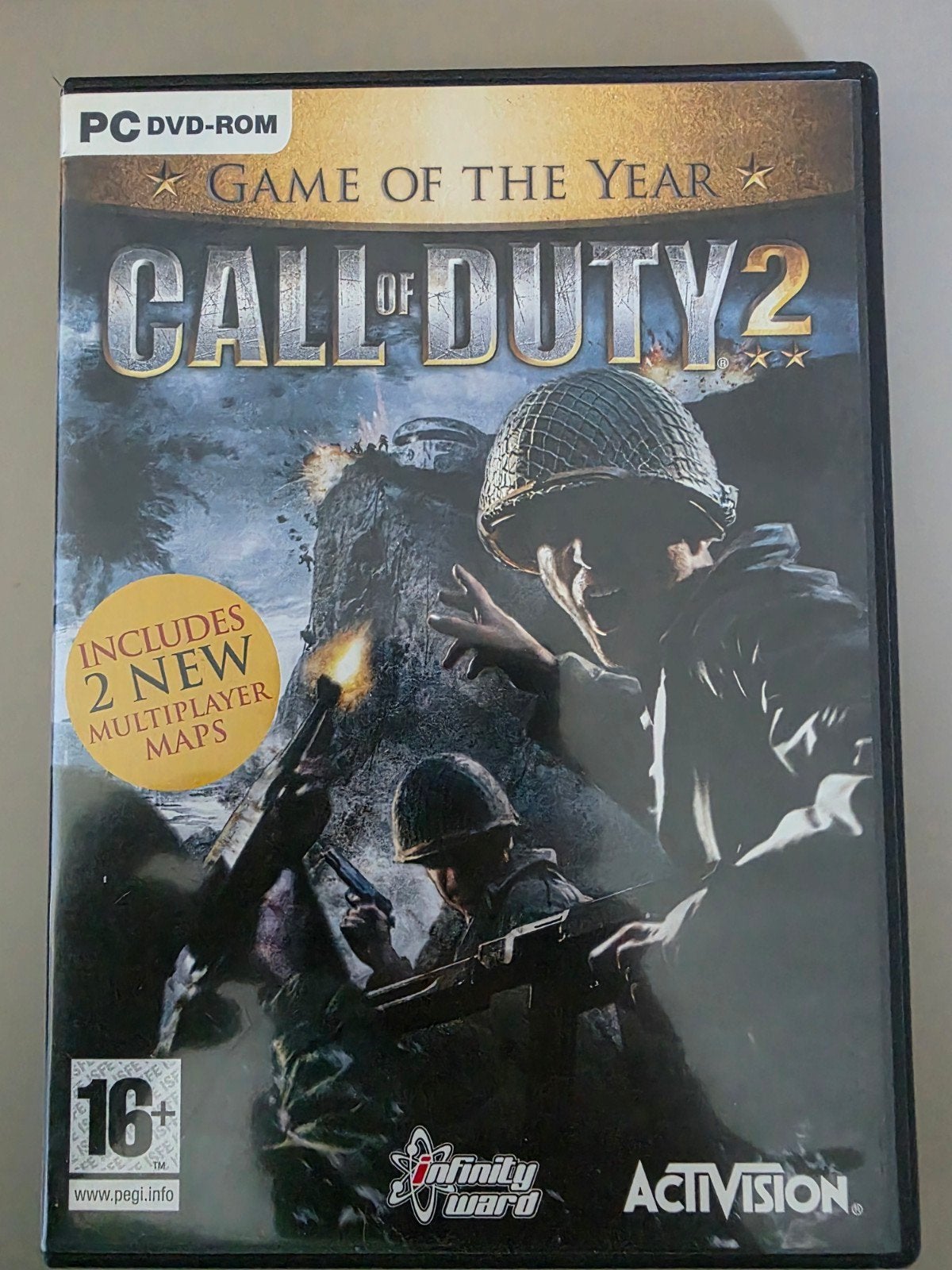 Pc game Call of Duty 2, Shooter, 1 speler, Ophalen of Verzenden, Zo goed als nieuw