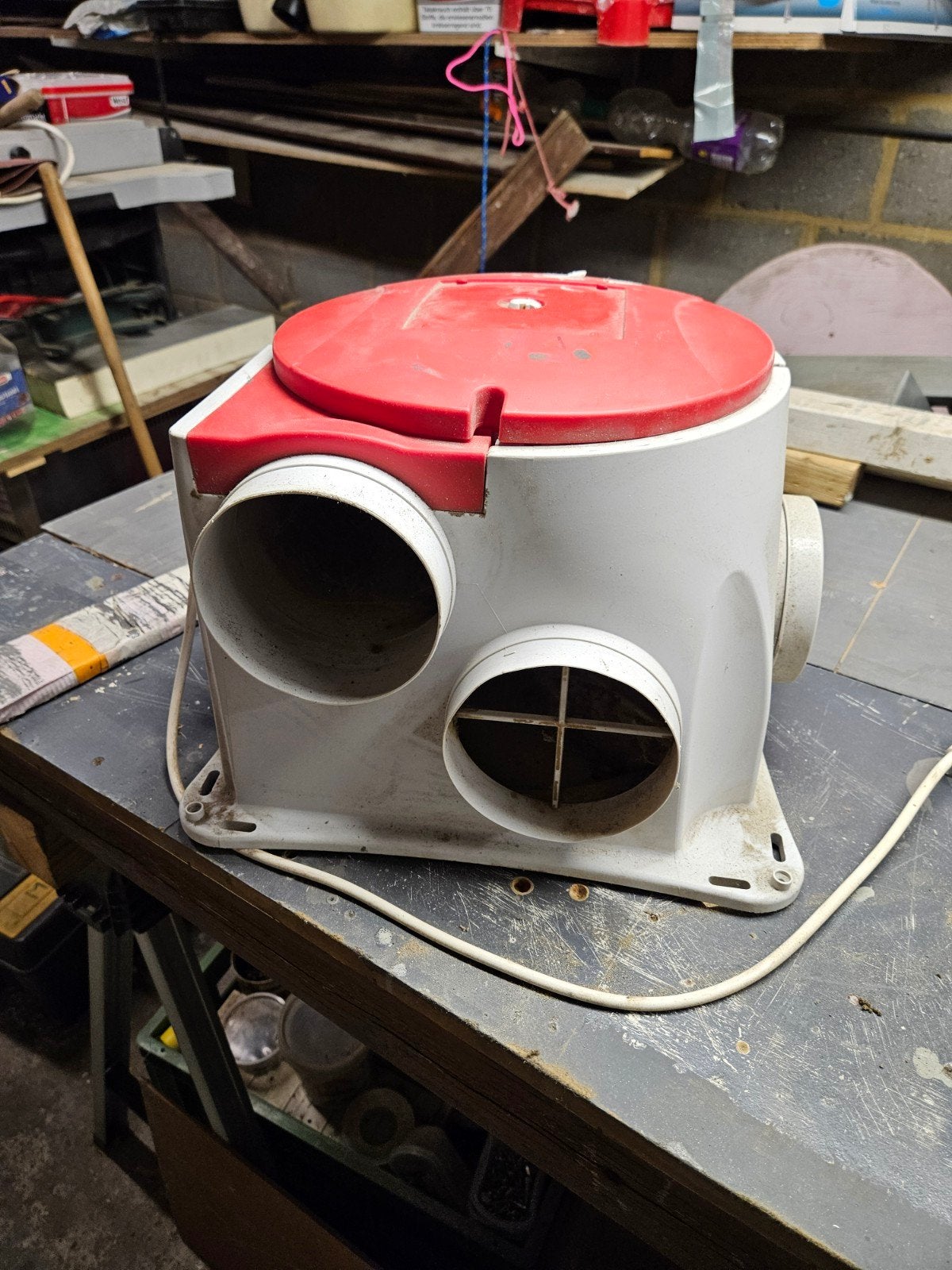 Gebruikte afzuiger/ventilator voor diverse toepassingen, Ophalen
