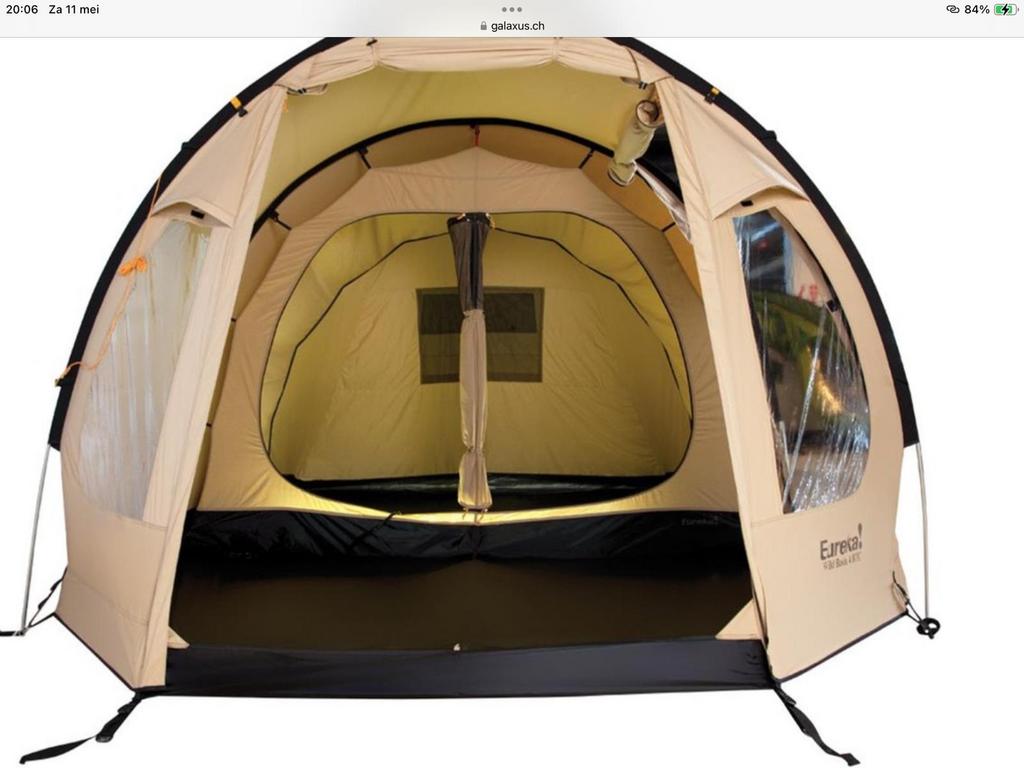 Eureka tent Wild Basin4 2-4 pers, Caravans en Kamperen, Tenten, Ophalen, Zo goed als nieuw, Tot en met 4