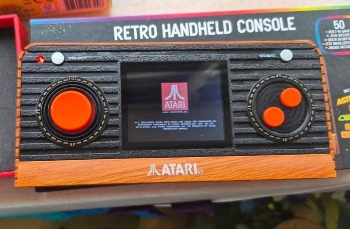 Atari Retro Handheld Console - 50 Ingebouwde Games, Spelcomputers en Games, Ophalen of Verzenden, Nieuw, Met games