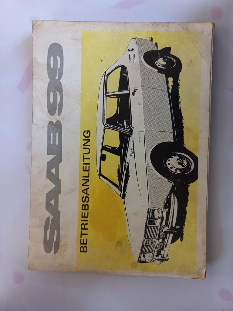 Boekje SAAB 99 ., Ophalen of Verzenden