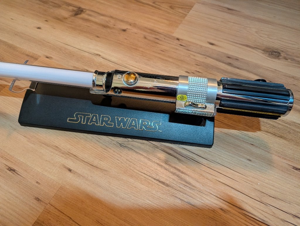 Master Replicas Anakin Skywalker Lightsaber FX, Ophalen of Verzenden, Gebruikt, Replica