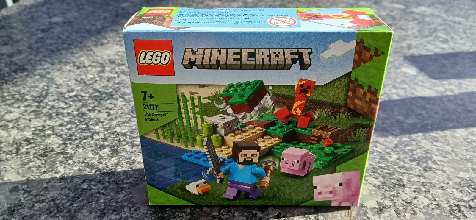 Lego Minecraft 21177 De Creeper Hinderlaag, Kinderen en Baby's, Speelgoed | Duplo en Lego, Zo goed als nieuw, Lego, Complete set