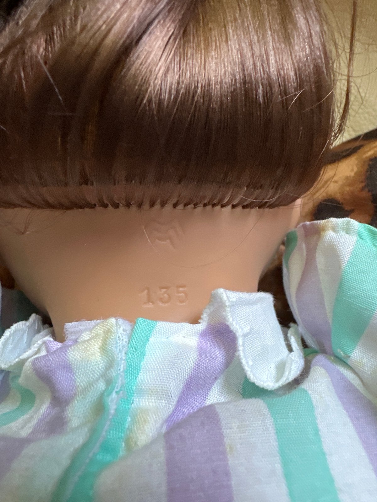 Lissi Fashion Babypop met gestreepte jurk en schoentjes, Ophalen, Gebruikt, Babypop