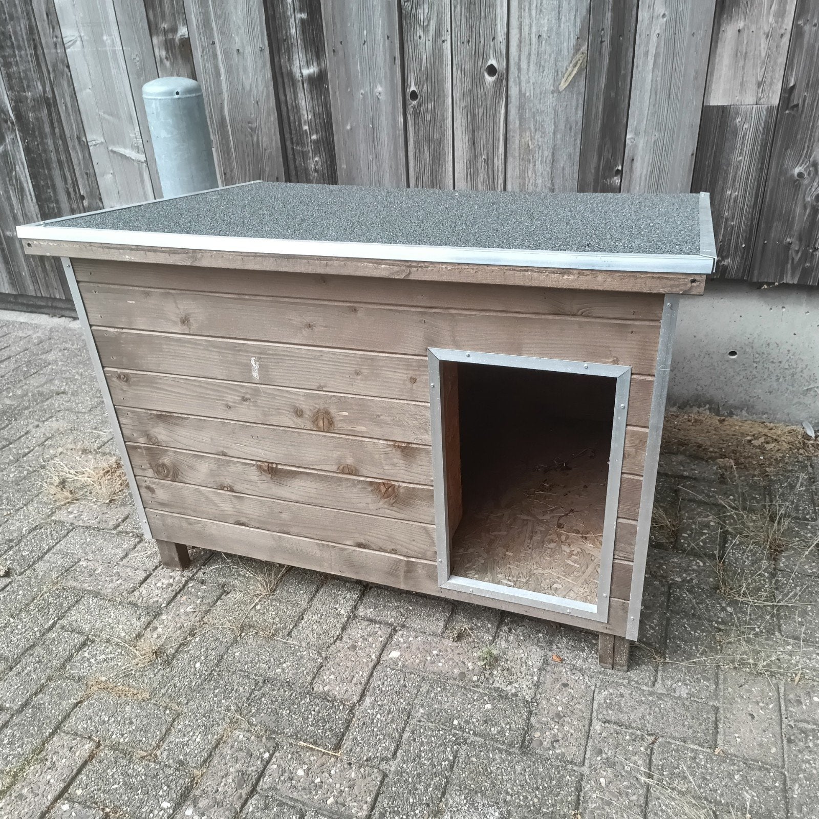 Hondenhok hout nieuw, Dieren en Toebehoren, Hondenhokken, Ophalen, Nieuw, 110 cm of meer