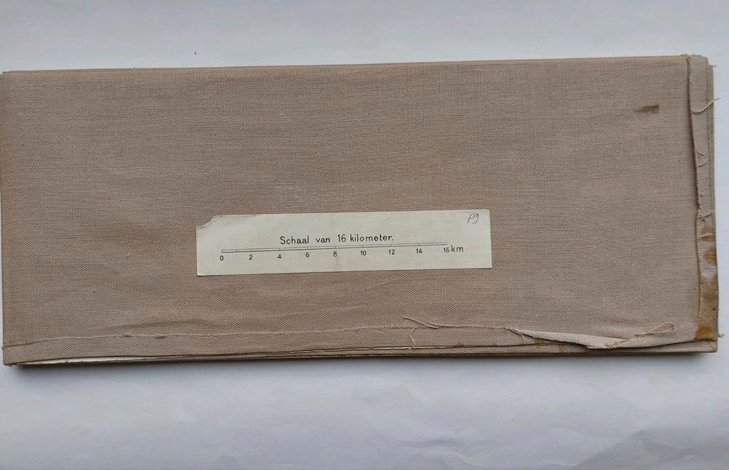 P9 Unieke stafkaart ca 1890 Brabant Oost Gelderland Limburg, Gelezen, Ophalen of Verzenden, Landkaart, 1800 tot 2000