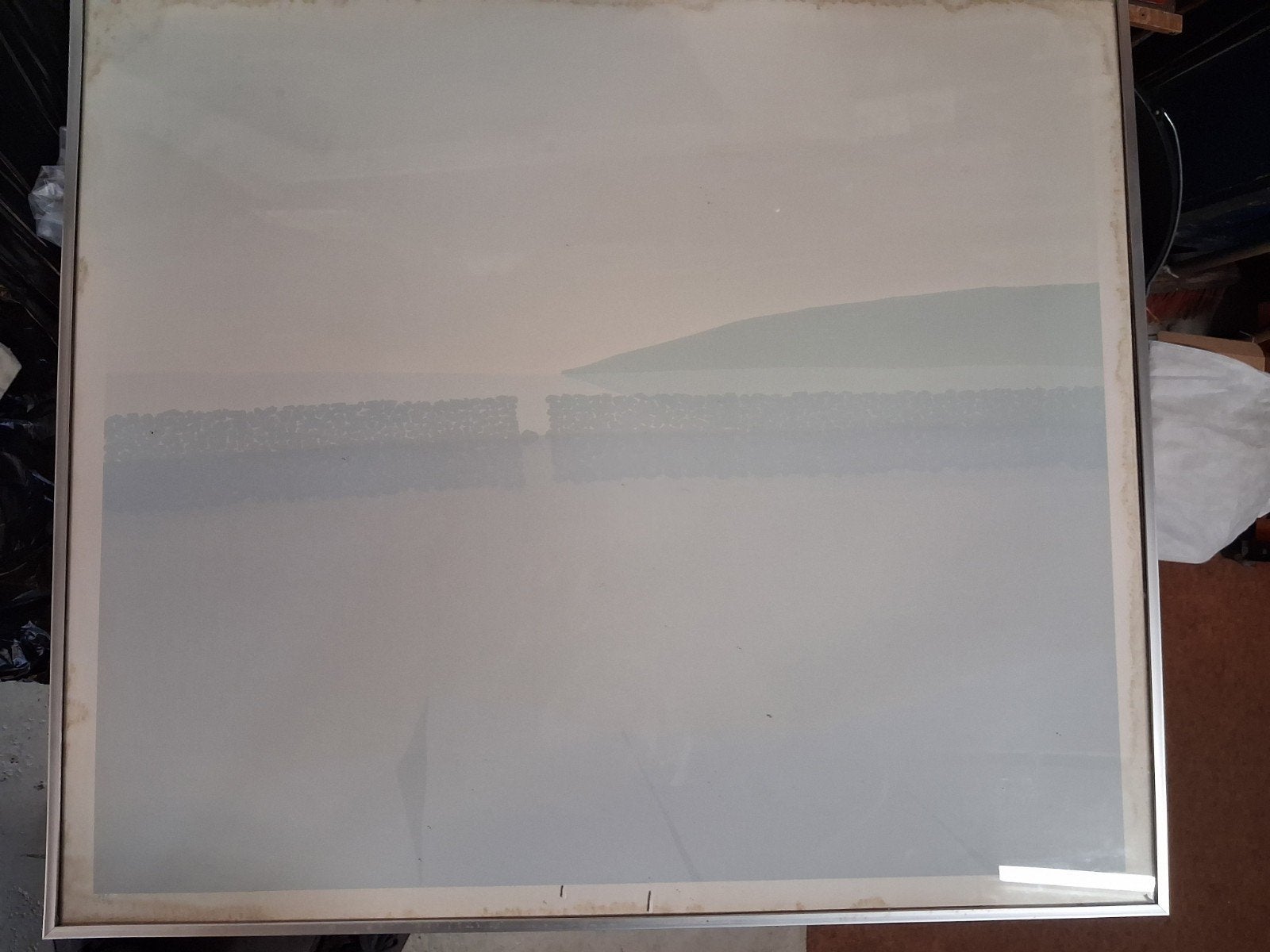 Doris Groeneveld zeefdruk Iers landschap, Ophalen