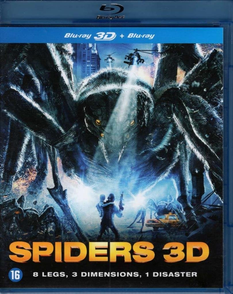 Spiders 3D + Blu-ray (2013) - Nederlandse uitgave, Cd's en Dvd's, Blu-ray, Verzenden, Overige genres, Zo goed als nieuw, Info@dfw.nl