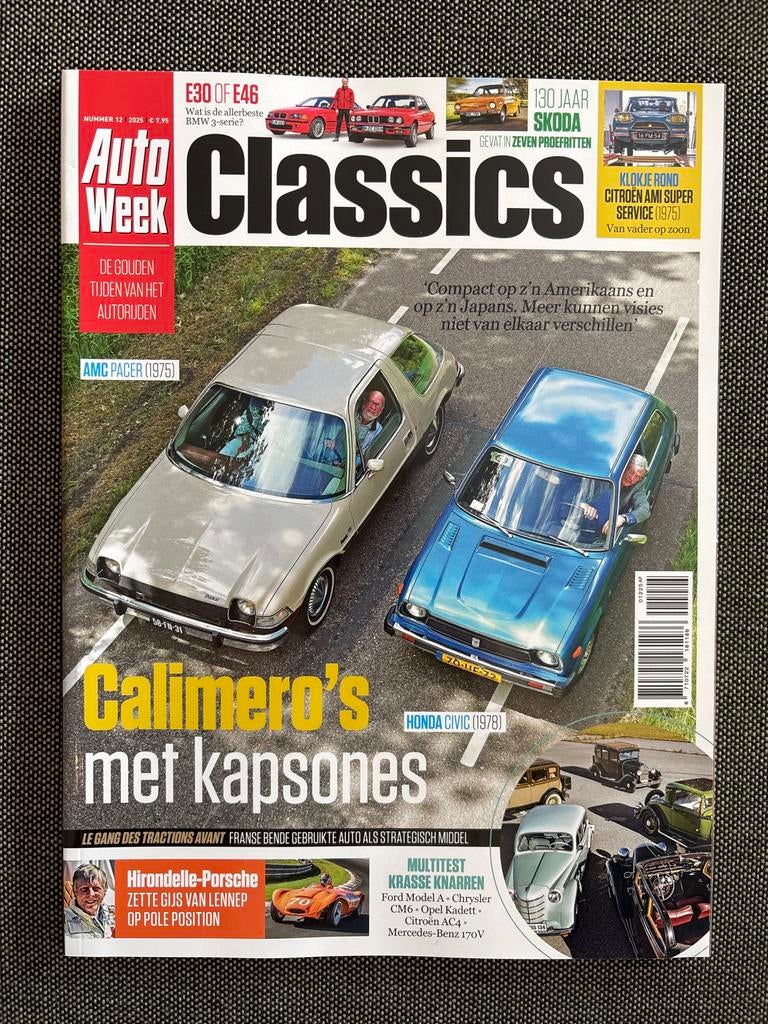 AutoWeek Classics Magazine - Nummer 12, 2025, Ophalen of Verzenden, Nieuw