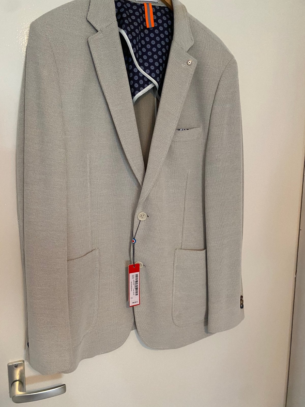 Nieuw colbert met prijskaartje Bleu Industrie mt 52, Verzenden, Zo goed als nieuw, Maat 52/54 (L), Blauw