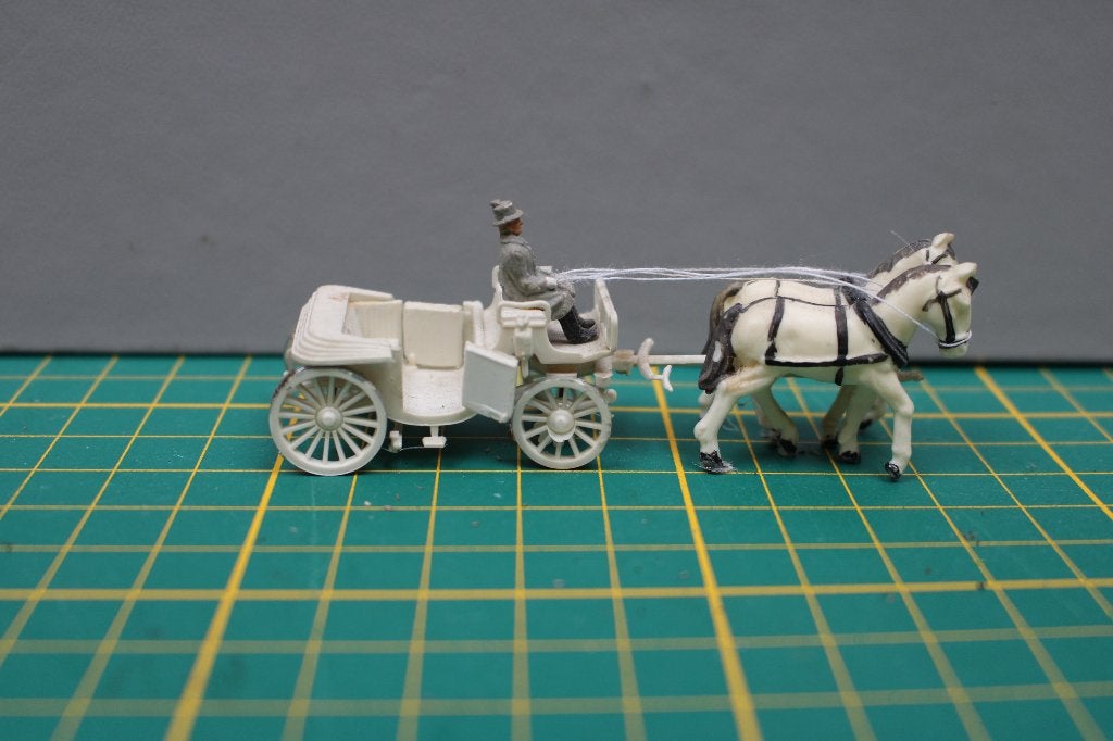 preiser  paard en wagen   2 ,  ho  treinen, Ophalen of Verzenden, Gelijkstroom of Wisselstroom, Overige merken