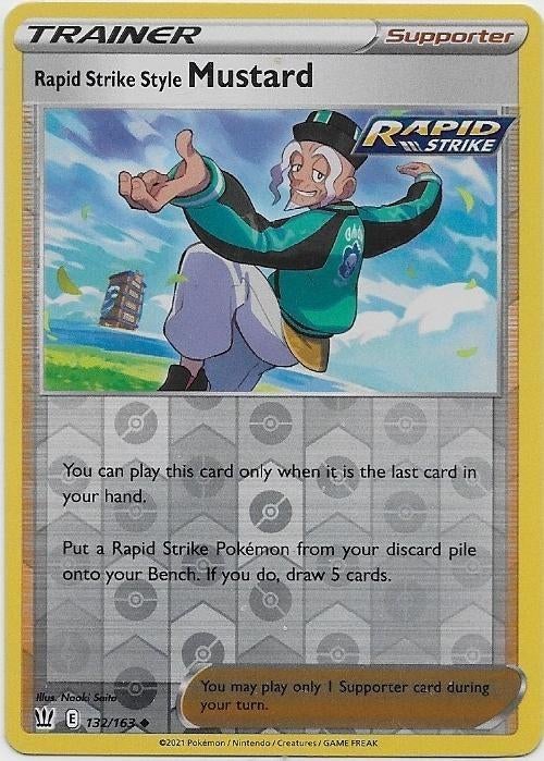 Battle Styles,  Rapid Strike Style Mustard [reverse] 132/163, Verzenden, Nieuw, Losse kaart