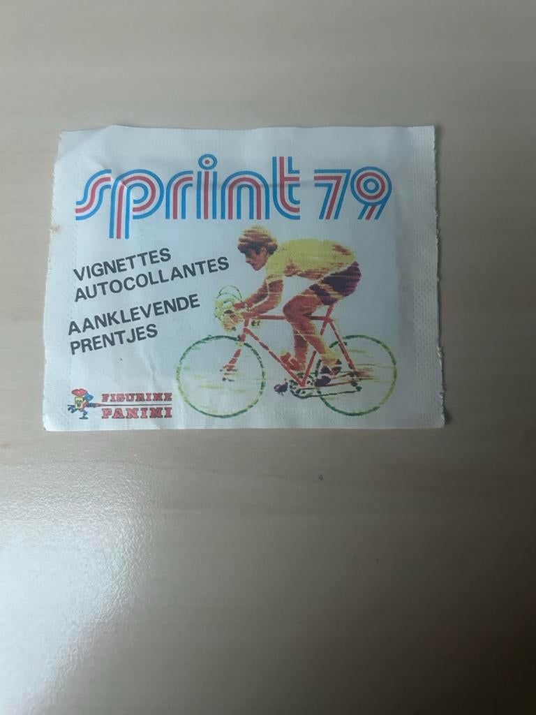 Panini Sprint 79 zakje - ongeopend, Ophalen of Verzenden, Zo goed als nieuw, Meerdere stickers