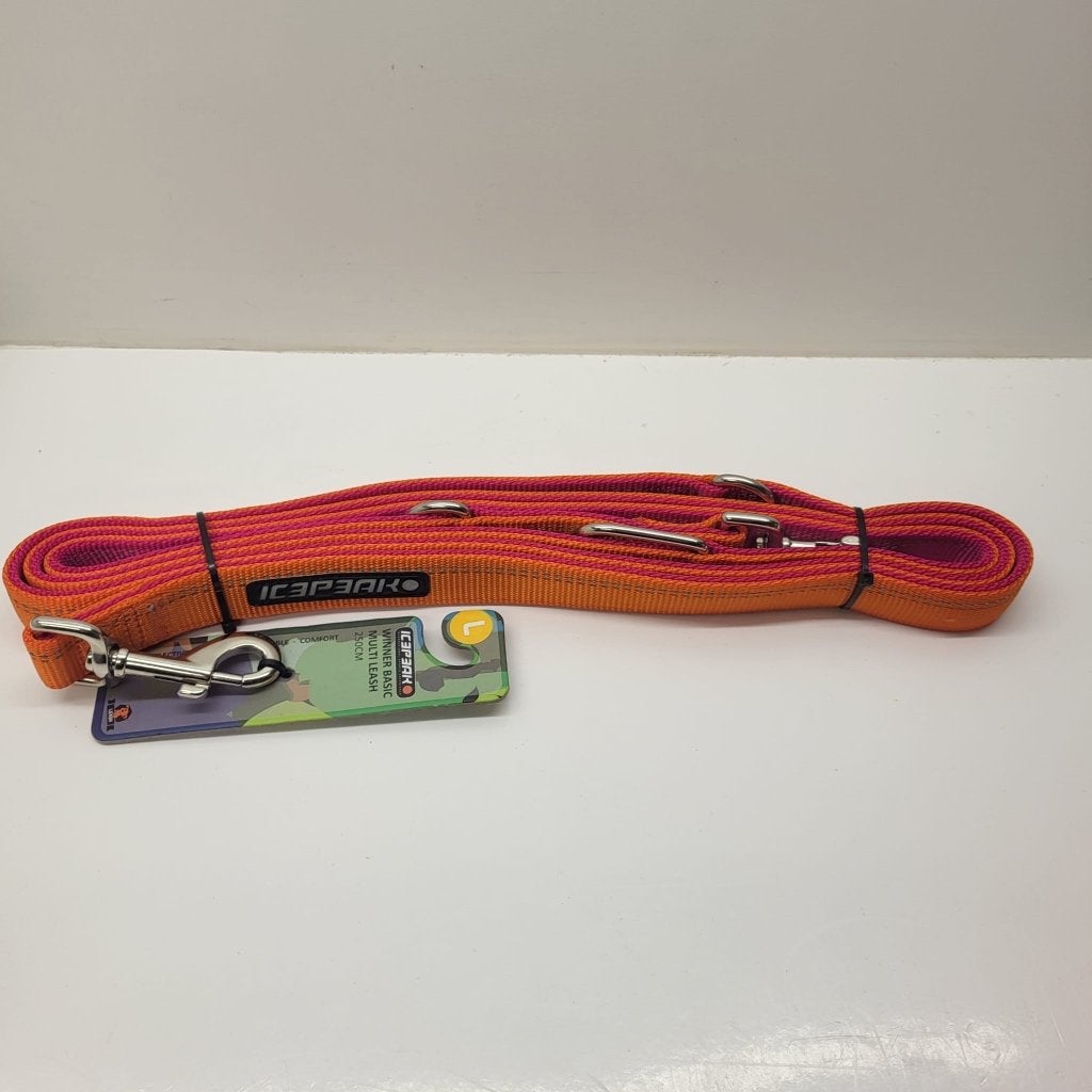 Icepeak Multi Leash M Verstelbare Hondenriem 20mm/250cm, Dieren en Toebehoren, Ophalen of Verzenden, Nieuw, Hondenriem