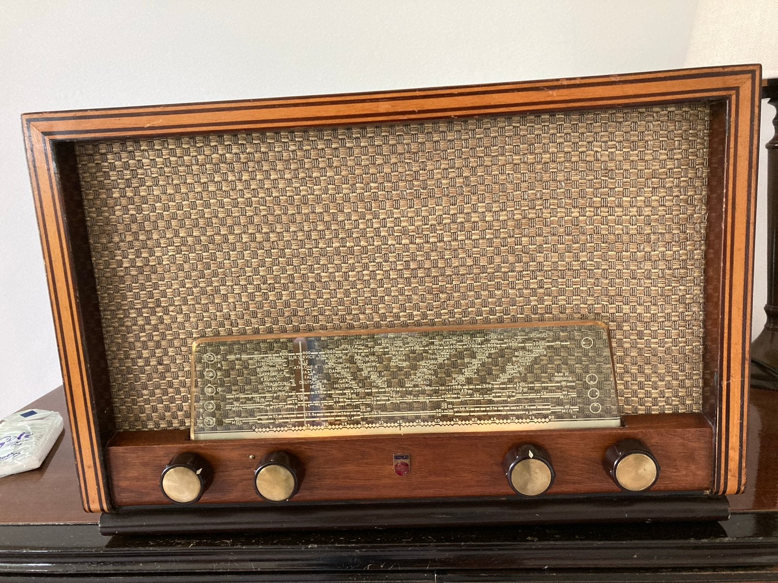 Vintage Houten Radio - Klassieke Buizenradio, Ophalen of Verzenden, Gebruikt, Radio