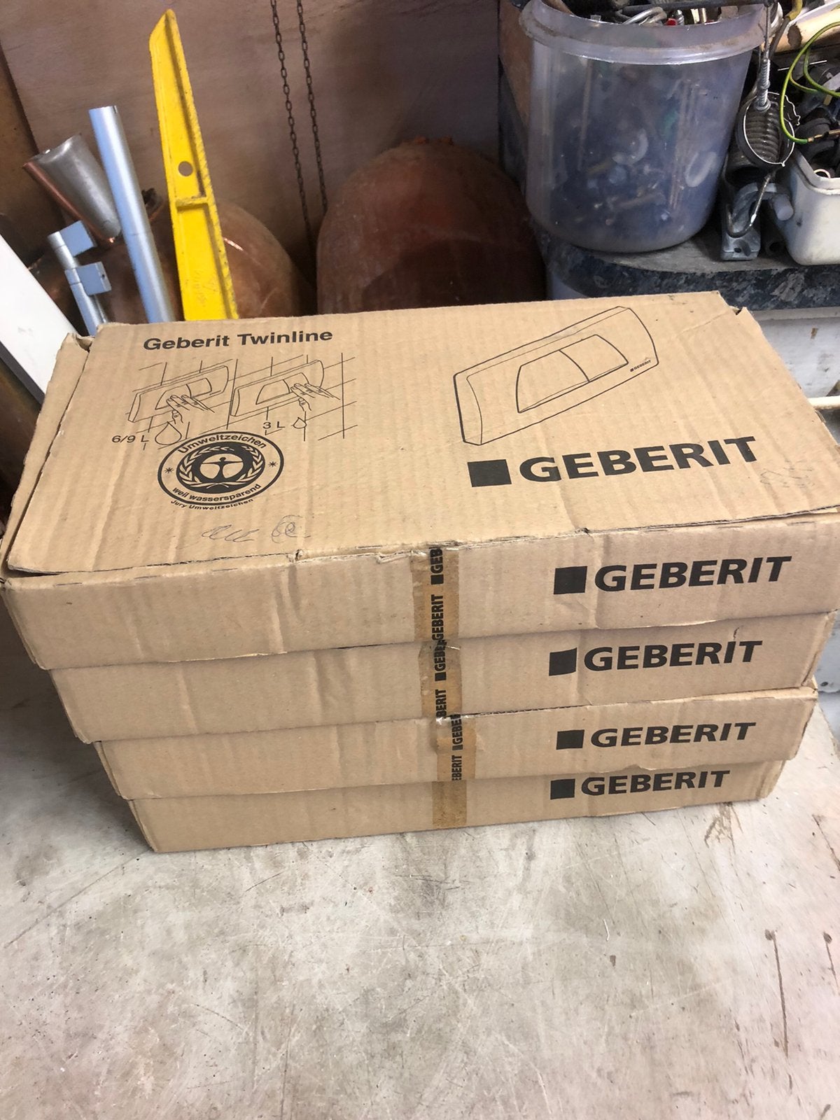 Te koop geberit bedieningspaneel nieuw 3stuks, Ophalen, Doos, Minder dan 40 cm, Nieuw