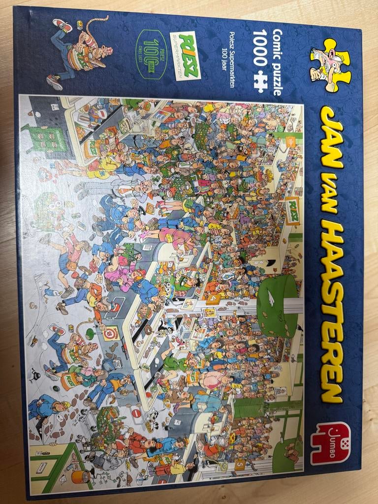 Jan van Haasteren Puzzel 1000 stukjes, Ophalen of Verzenden, 500 t/m 1500 stukjes, Zo goed als nieuw, Legpuzzel