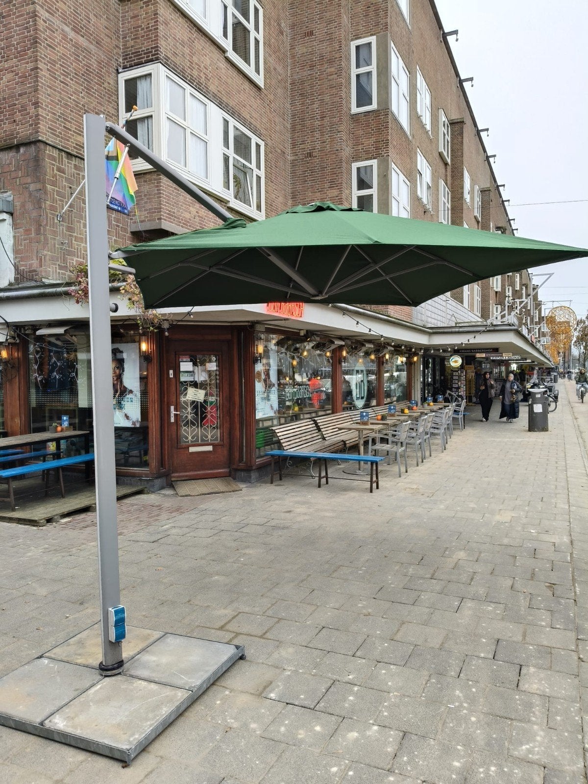 Prostor Horeca Parasol, Zware Voet, Ophalen, Meer dan 4 meter