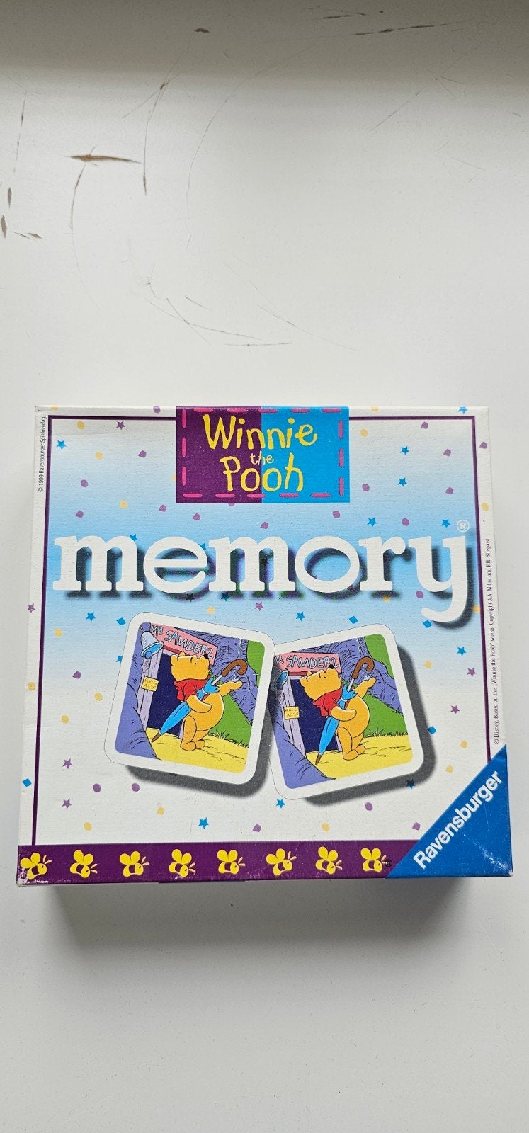 Winnie the Pooh Memory spel, Een of twee spelers, Ophalen of Verzenden, Gebruikt, Ravensburger
