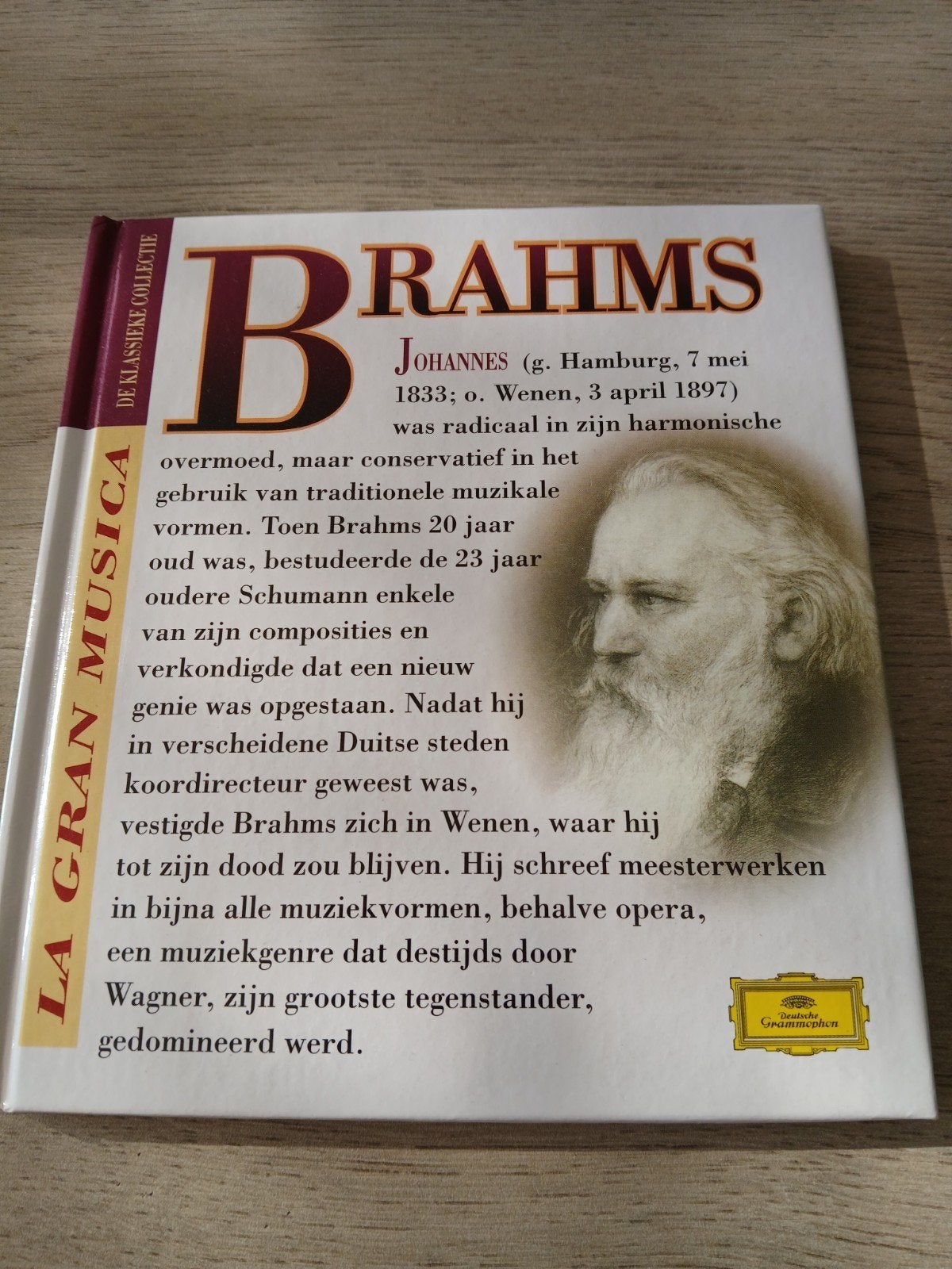 Johannes Brahms - La Gran Musica Klassieke Collectie CD, Gebruikt, Brahms, Ophalen of Verzenden, Romantiek
