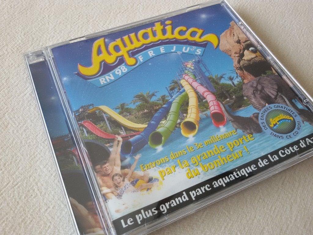 Vintage promo-cd van Aquatica Fréjus 1998, Ophalen of Verzenden, Zo goed als nieuw