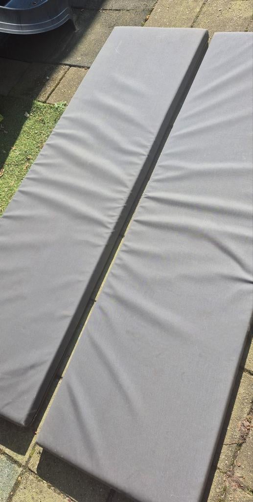 Loungekussens Antraciet (2x 195cm + 4x 100cm), Ophalen, Zo goed als nieuw