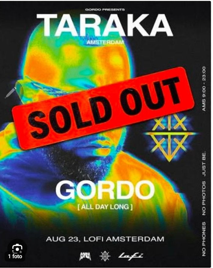 Gordo all day long lofi 23 augustus., Eén persoon