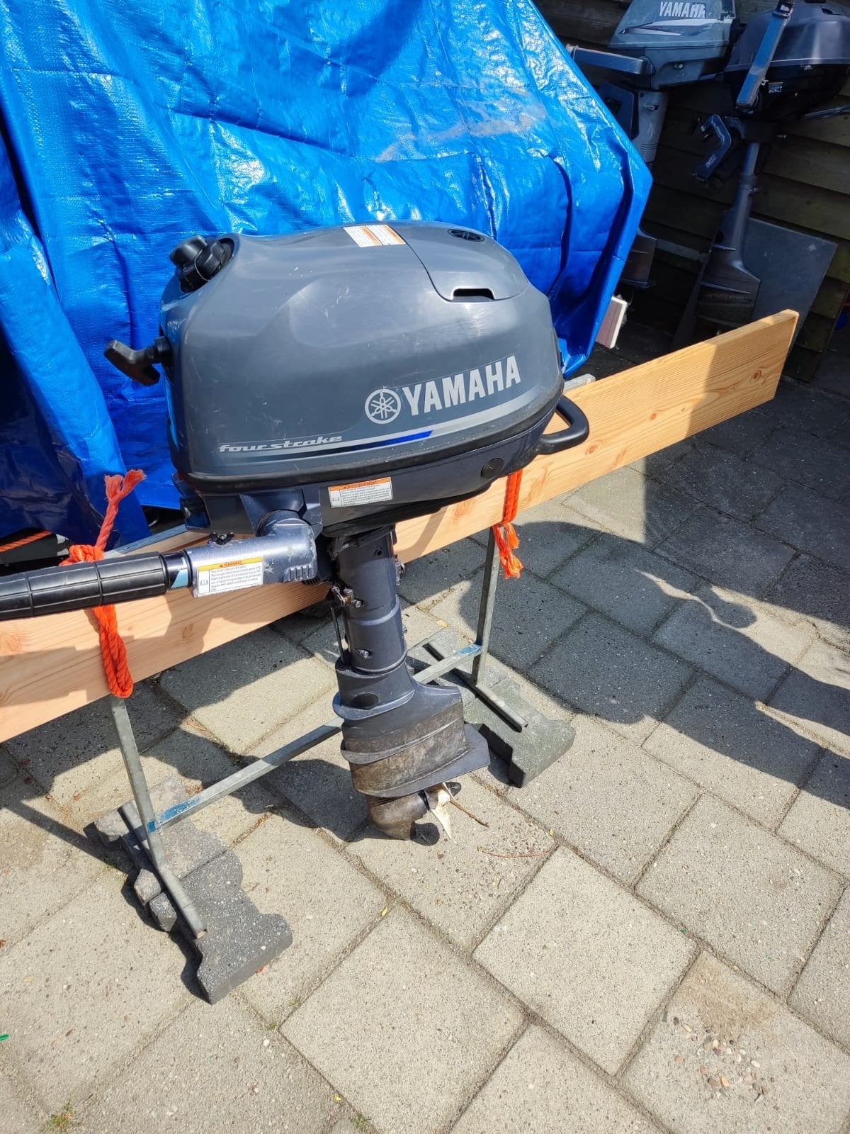 Yamaha 5 pk 4 takt buitenboordmotor, Ophalen, Gebruikt