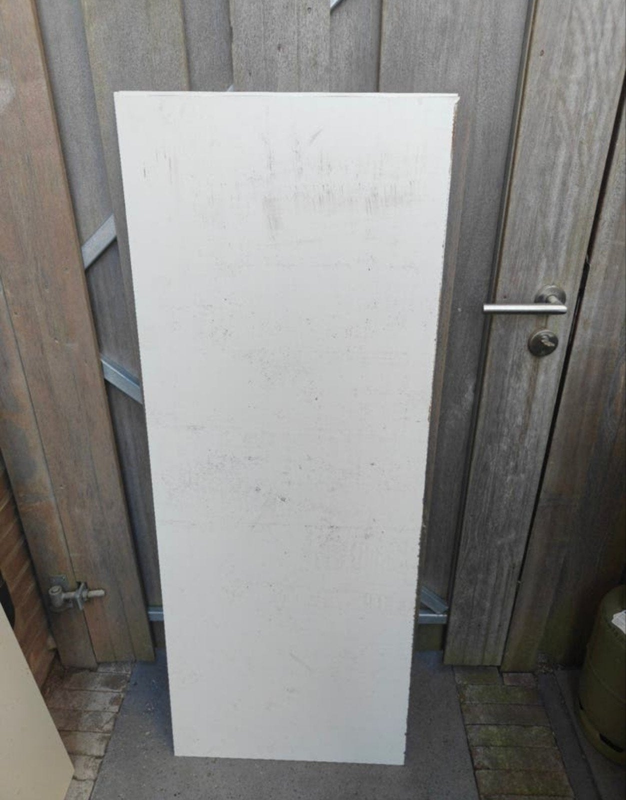 4 trespa platen van 44 cm x 130 MOGEN OOK LOS WEG!, Ophalen