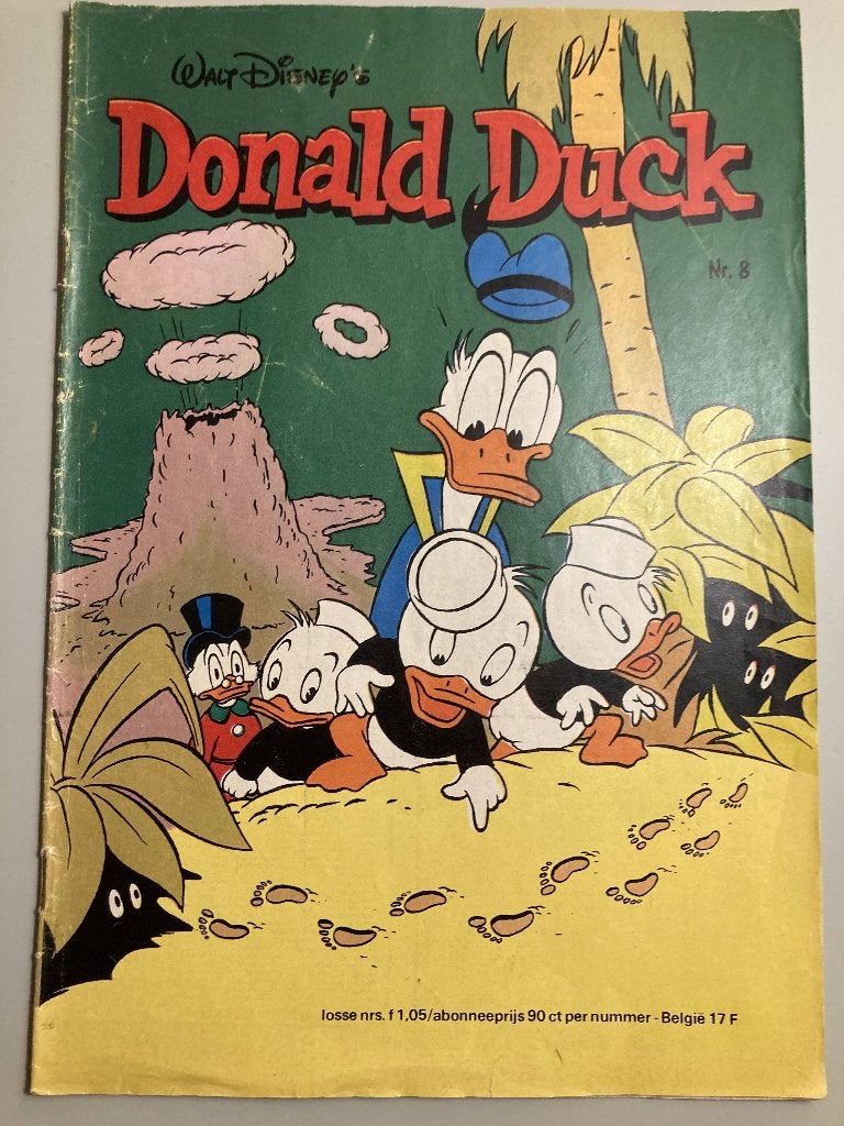 Donald Duck 1977 nummer 8, Boeken, Stripboeken, Eén stripboek, Verzenden, Gelezen