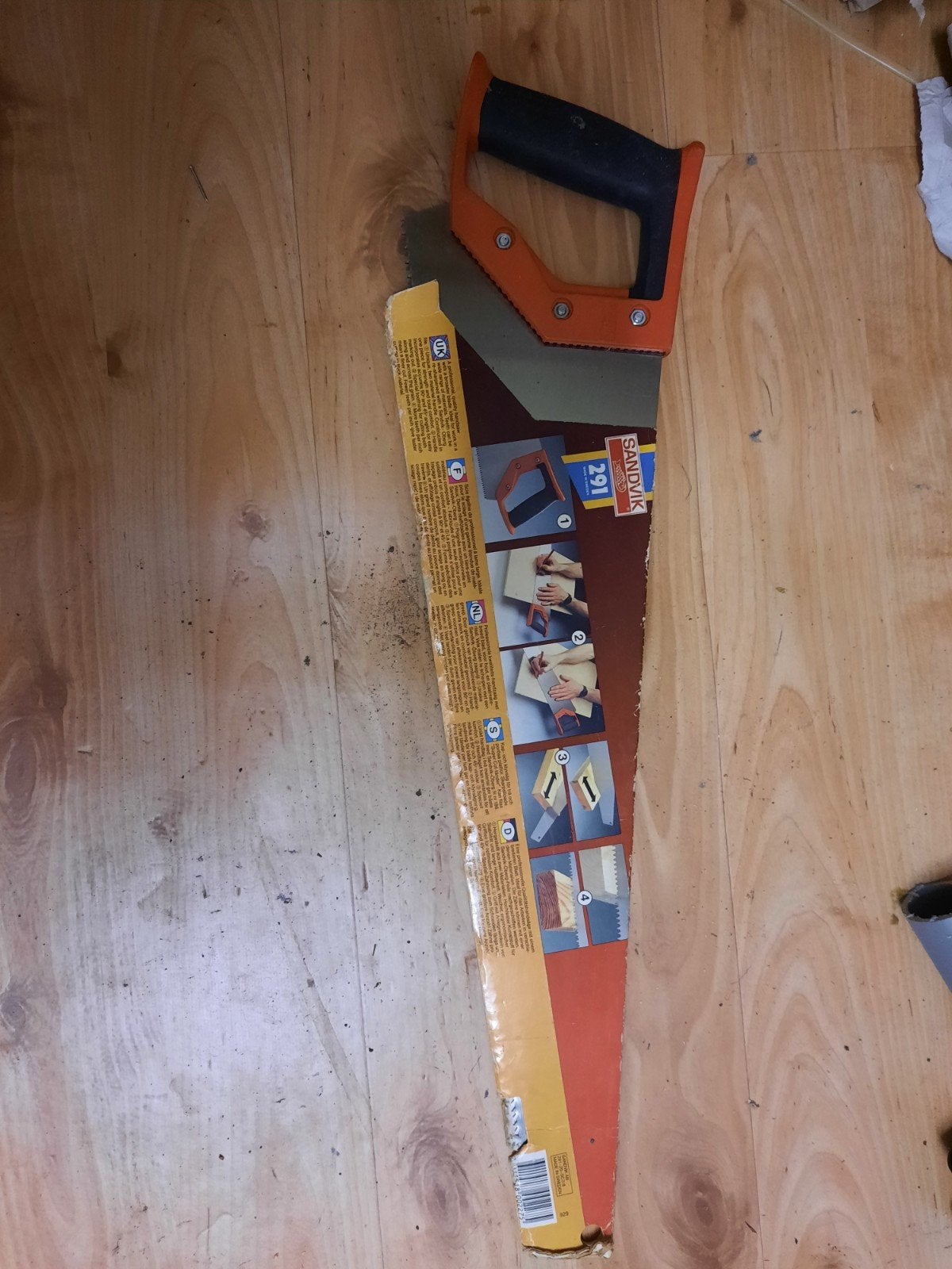 Sandvik 291 Super Cut Handzaag, Ophalen of Verzenden, Gebruikt, Zaag, Overige merken