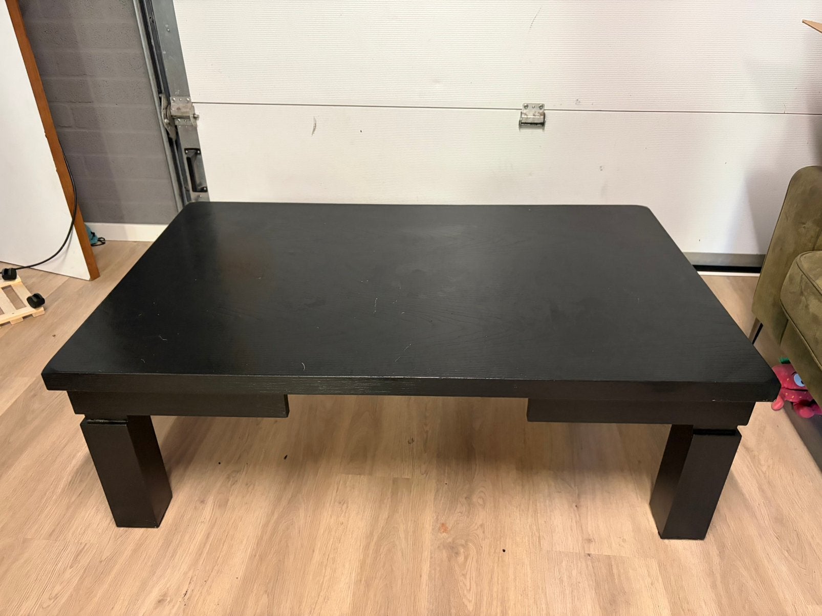 Salon tafel 130cmx80cm, Ophalen, Gebruikt, 100 tot 150 cm, 50 tot 100 cm
