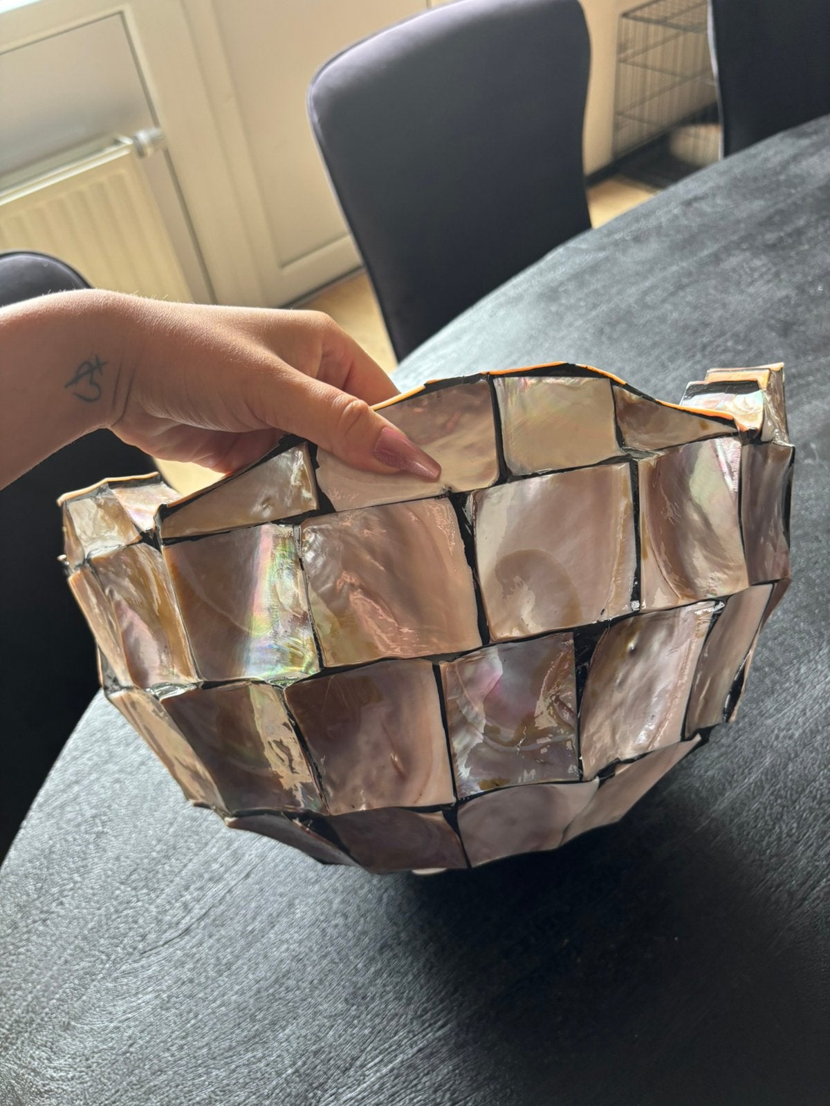 Schelpenvaas, Ophalen, Zo goed als nieuw, Rond