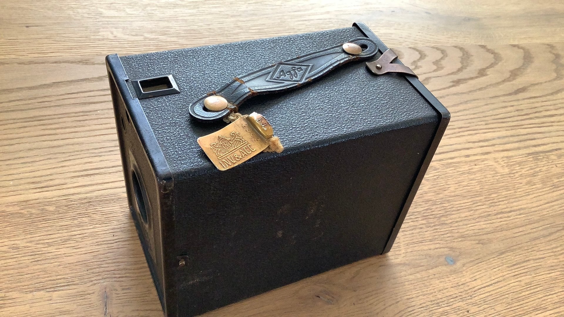 Vintage Agfa boxcamera, Audio, Tv en Foto, Fotocamera's Analoog, Ophalen of Verzenden, Niet werkend, Compact, Overige Merken