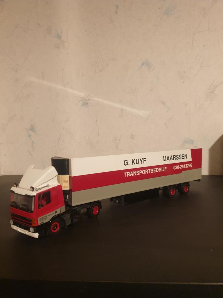 Tekno daf Kuyf, Hobby en Vrije tijd, Modelauto's | 1:50, Ophalen of Verzenden, Zo goed als nieuw, Bus of Vrachtwagen, Tekno