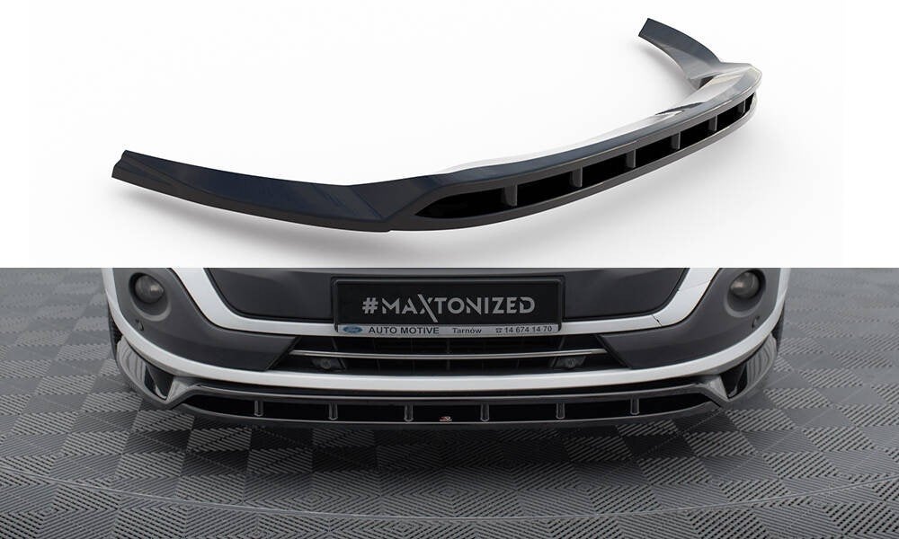 Voorlip splitter frontlip - Ford Transit Custom 12-17, Auto diversen, Tuning en Styling, Ophalen of Verzenden