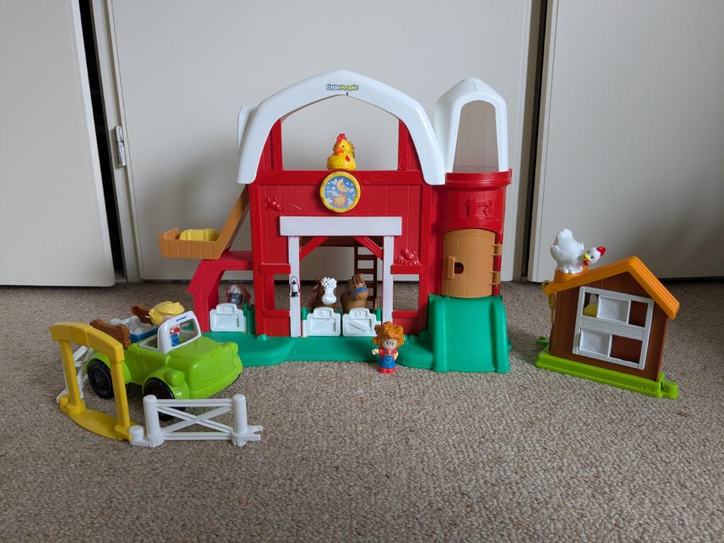 Fisher-Price Little People Boerderij Speelset met Dieren, Ophalen, Gebruikt, Jongen of Meisje